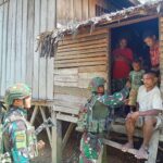 Satgas TNI Menyapa Masyarakat Di Daerah Penugasan.***