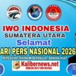 Kaperwil & Sekertaris Media KALIBERNEWS.NET. Ucapkan Selamat Hari Pers Nasional 2026.***