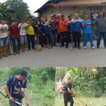 Suasana Hujan Gerimis….” Untuk Menyambut Ibu Bupati Dalam Rangka Go To School, Pemerintah Desa Helvetia Bersama Dengan RT 01, Dusun IV-A, Melaksanakan Gotong Royong Bersama Masyarakat.***