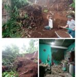 Longsor Tanah  Terjang Rumah Jajang, Warga Desa Barusuda Kecamatan Cigedug Kerugian Capai 20 Juta.